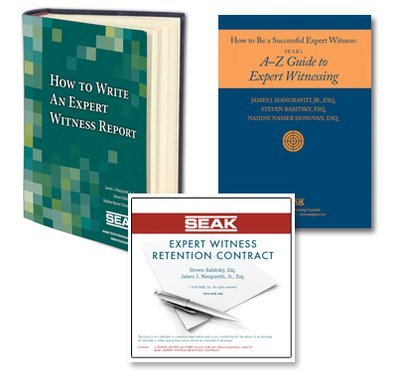 Expert Witness Starters Pack (Reportbook, Azbook, Retention Contract)